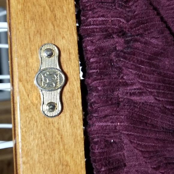 Vintage FS Originals wine corduroy bag with wooden closure - Picture 3 of 8